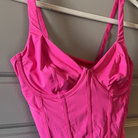 Abercrombie & Fitch Pink Corset Top - Picture 2 of 4